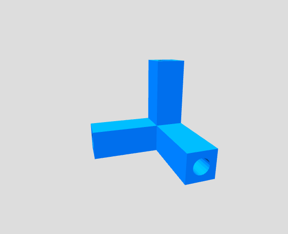 Closed 3-way pipe connector – Image 2