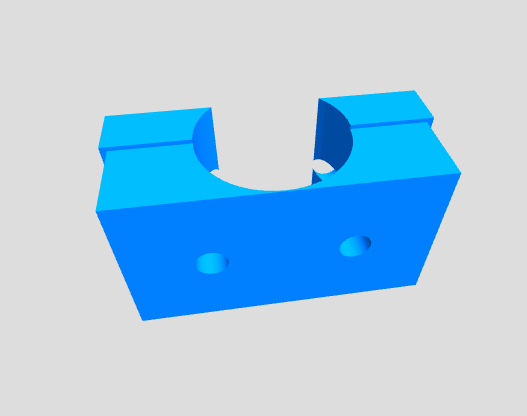 Screw-mounted line holder