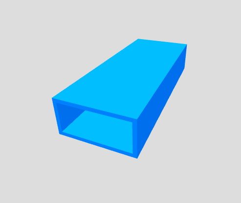 Rectangular profile