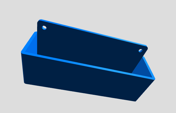 Wall-mounted box