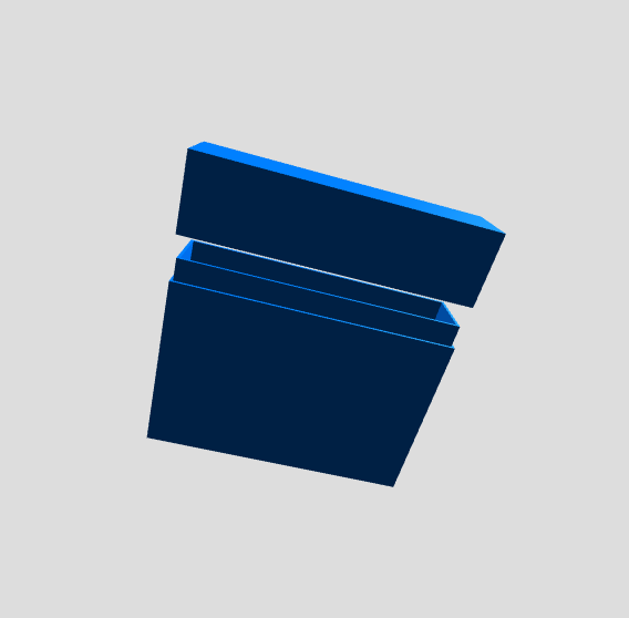 Box with lipped lid – Image 2