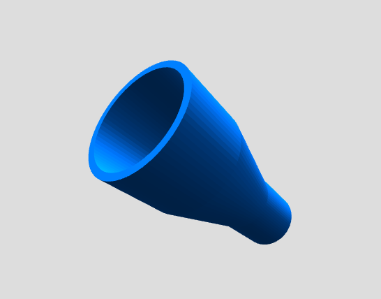 Conical pipe reducer