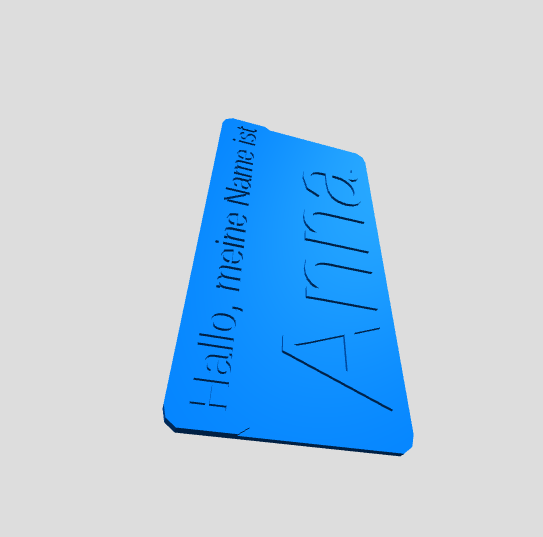 Name badge