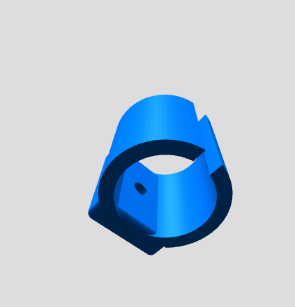 Pipe wall clip
