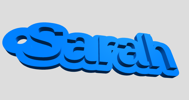Text keychain – Image 2