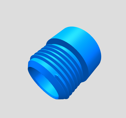 Hollow threaded spindle