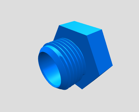 Threaded plug